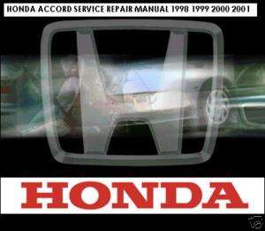 1998 99 2000 01 Honda Accord Repair Shop Service Manual  