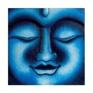  Blue Buddha Wall Plaque