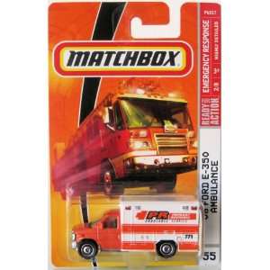  Matchbox Emergency Response Series #55 08 Ford E 350 