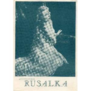 1956 Opera Program from Dvoraks RUSALKA (Ceske Budejovice performance 