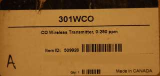 This product is a Honeywell Vulcain 301WCO Wireless Gas Monitoring 