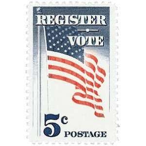  #1249   1964 5c Register and Vote Postage Stamp Numbered 