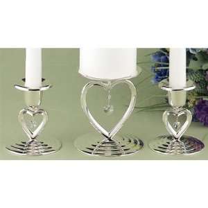  Unity Candle Holders Candle Holder, Heart To Heart Candle 