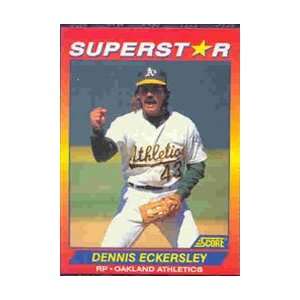  1992 Score 100 Superstars #56 Dennis Eckersley