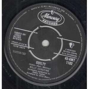   GUILTY 7 INCH (7 VINYL 45) UK MERCURY 1962 BILLY ECKSTINE Music