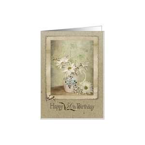  50th birthday daisy bouquet vintage Card Toys & Games
