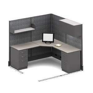   Shape Cubicle Cluster Office Workstation