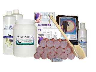 Body Wrap Startup Business Kit! Spa Mud Seaweed BodyWrap & Herbal 