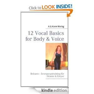 12 Vocal Basics for Body & Voice Belcanto   Bewegungstraining Stimme 