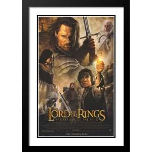 Lord of the Rings King Return Framed and Double Matted 20x26 Movie 