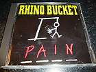 RHINO BUCKET rare hair metal cd PAIN free US shipping