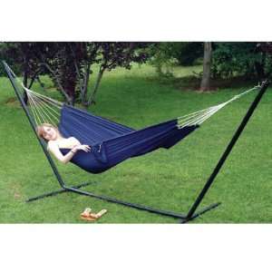 Compact Nylon Hammock Portable Outdoor Patio and Camping Hammock with 
