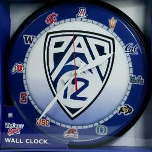  Utah Utes Pac 12 Conference Teams Wall Clock Sports 