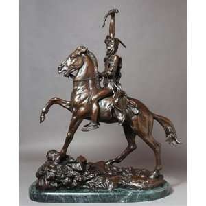  Scalp American Bronze Handmade Sculpture By Frederic 