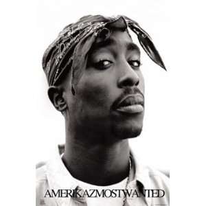  Tupac Shakur Amerikaz Most Wanted Poster: Home & Kitchen