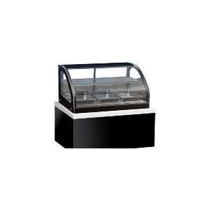 Vollrath 40844   Refrigerated Display Cabinet, 60 in, Curved Glass, 2 