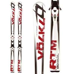  Volkl RTM 80 Skis + iPT Wide Ride 12.0 Bindings 2012   171 