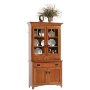 Solid Wood Mission Hutch / Amish Hutches 