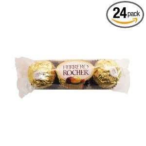 Rocher Ferrero Rocher Fine Hazelnut Chocolates,1.3 Ounce Packages 