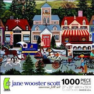   Scott American Folk Art   1000 Piece Puzzle   Rush Hour: Toys & Games