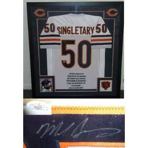 Signed Mike Singletary Uniform   HOF Framed JSA COA   Autographed NFL 