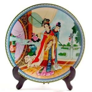  Beauties of the Red Mansion plate Yuan Chun or Yuanchun by 