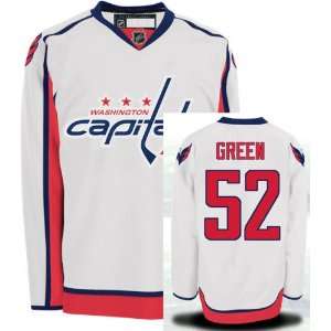 com NHL Gear   Mike Green #52 Washington Capitals White Jersey Hockey 