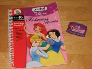 Leapfrog LeapPad Disney Princess Story Book & CArtridge EUC  
