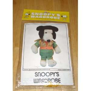  Vintage Peanuts Snoopys Wardrobe for 18 Plush Snoopy   Spanish 
