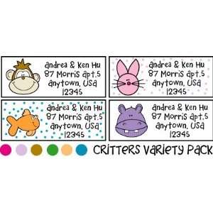  Variety Labels Pack   Critters