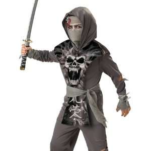   Kids Undead Zombie Ninja Warrior Halloween Costume 12: Toys & Games