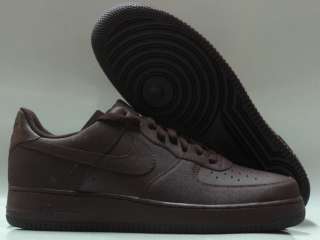 Nike Air Force 1 Scuff Proof Burgundy Sneakers Mens 10  