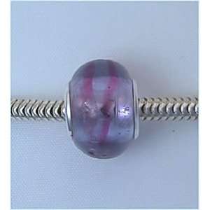   SWIRL Murano Glass Charm Bead for Troll Biagi Pandora