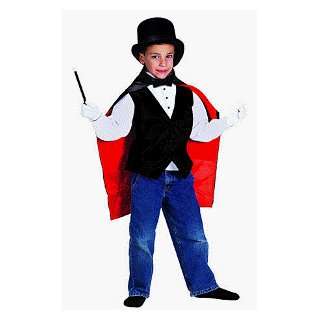  Jr Magician w/ Magic Top Hat Child Costume Size Large 7 12 