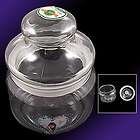 Home Clear Plastic Round Container Airtight Canister Seal Jar Pot
