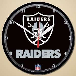  Oakland Raiders 12 Round Wall Clock