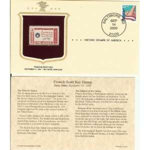  Historic Stamps of America Francis Scott Key Stamp Issue 