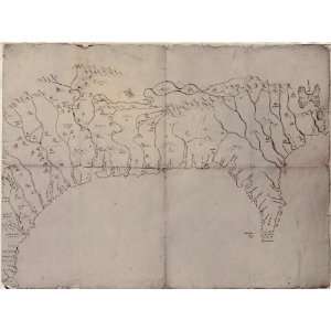   : 1572 map Indians of North America, Southern States: Home & Kitchen