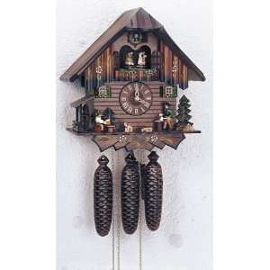  Chalet Cuckoo Clock, Animation and Music, Model #8TMT 5407 