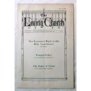   Church February 20, 1926 Editor Frederic Cook Moorehouse Books