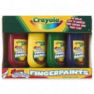  Crayola 55 0005 Washable Fingerpaint   5 Ozcarton   Green 