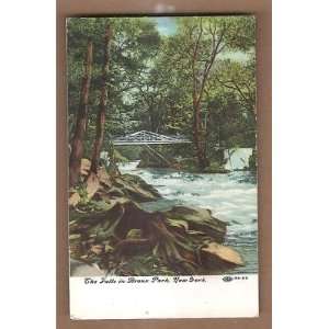    Vintage PostcardThe Falls Bronx Park New York City 