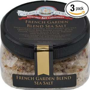 Caravel Gourmet Sea Salt, French Garden Blend, 4 Ounce (Pack of 3 