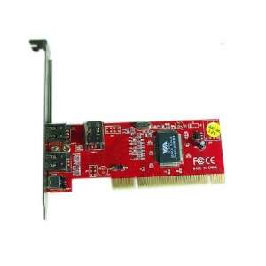 Multifunctional 4 port Firewire IEEE 1394 4/6 pin PCI card VIA chipset 