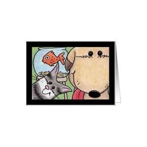  Thank You Veterinarian Dog, Cat and Fish Card: Health 
