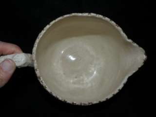 ANTIQUE ETRUSCAN ALBINO SHELL & SEAWEED PITCHER 5 T  