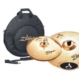  Zildjian A Custom Hi Hat and Crash Cymbal Pack Musical 