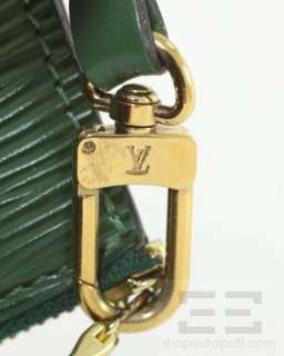 Louis Vuitton Borneo Green Epi Leather Pochette Accessories Bag  