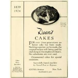   Cakes Desserts Sweets Food Baking Recipe   Original Print Ad Home