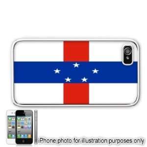  Netherlands Antille Flag Apple Iphone 4 4s Case Cover 